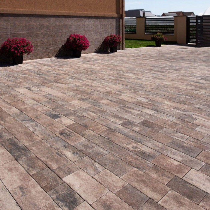 Тротуарна плитка Хосе, колір Ферум, 6 см