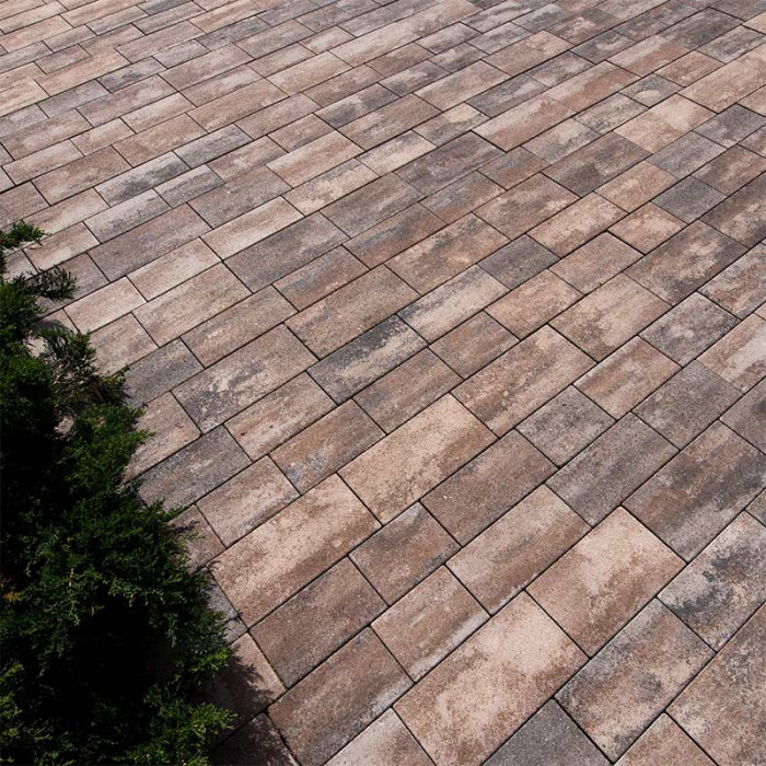 Тротуарна плитка Хосе, колір Ферум, 6 см