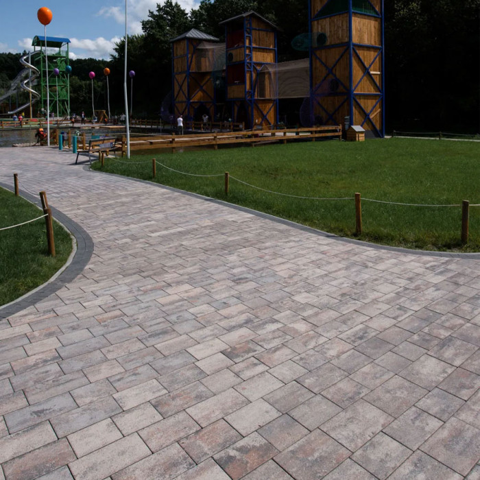 Тротуарна плитка Хосе, колір Сепія, 6 см