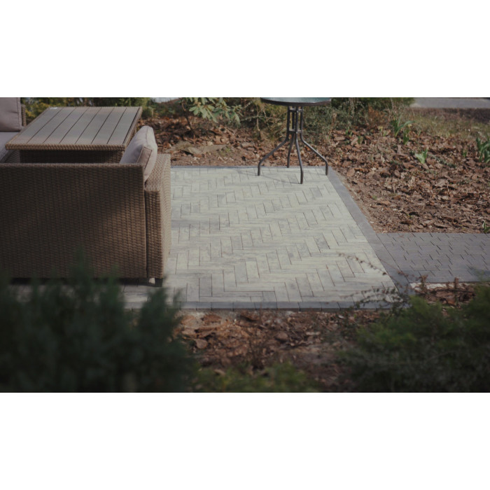 Тротуарна плитка Лунго, колір Арагон, 6 см