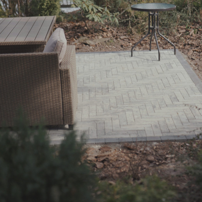 Тротуарна плитка Лунго, колір Арагон, 6 см