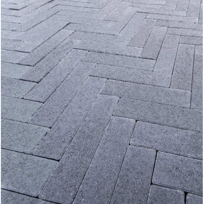 Тротуарна плитка Лунго, колір Сірий, 6 см