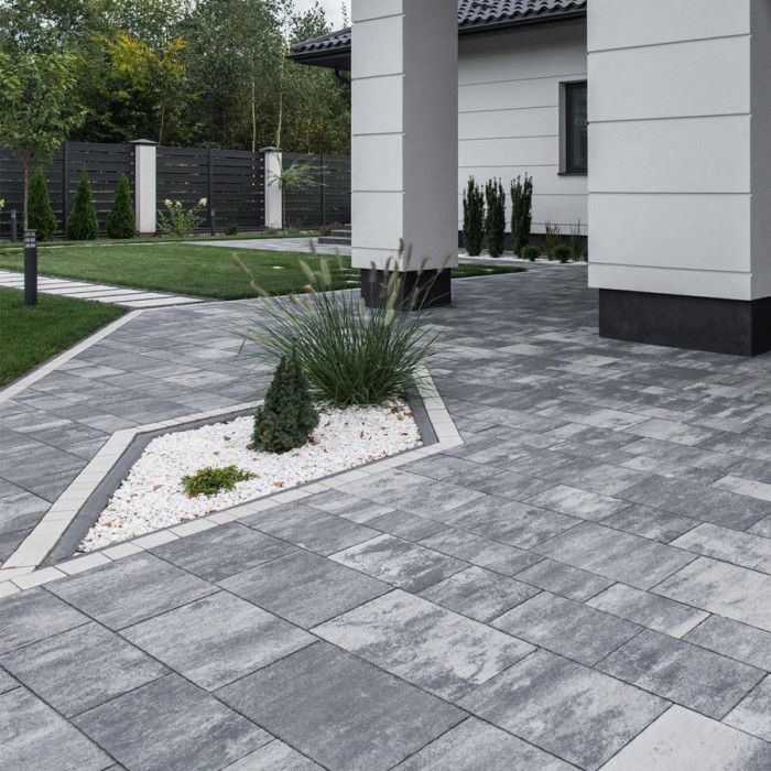 Тротуарна плитка Модерн, колір Хром, 6 см