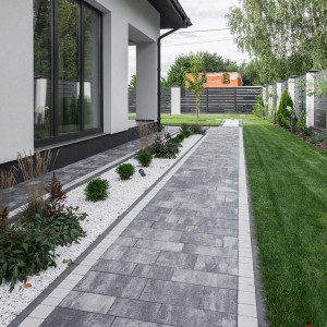 Бруківка Модерн в кольорі Хром