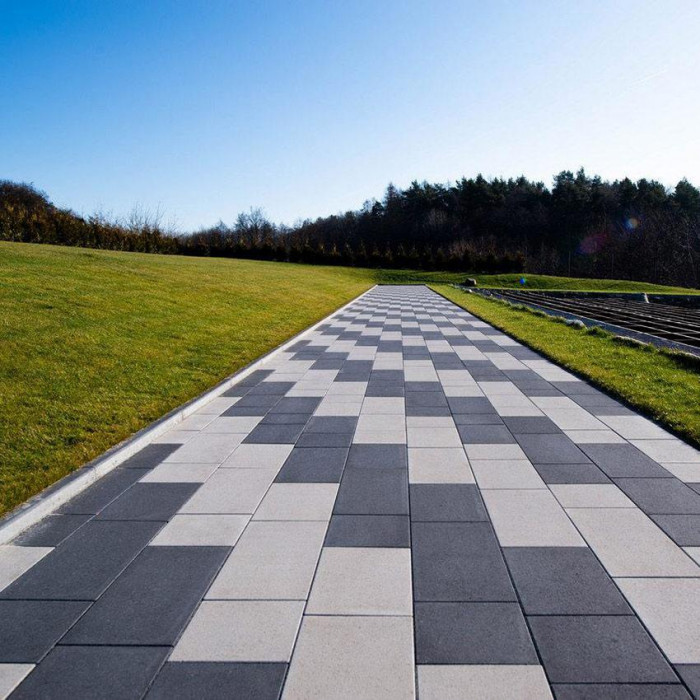 Тротуарна плитка Новатор міні, колір Чорний, 6 см