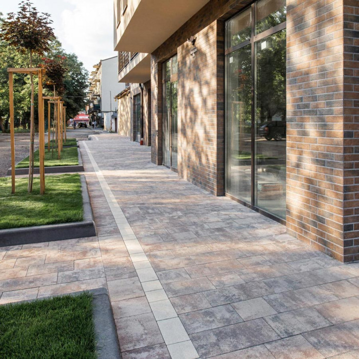 Тротуарна плитка Новатор міні, колір Ферум, 6 см