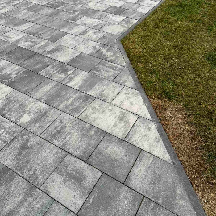 Тротуарна плитка Новатор міні, колір Хром, 6 см