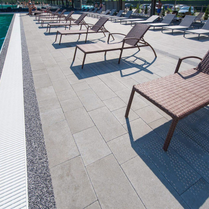 Тротуарна плитка Новатор міні, колір Сірий, 6 см