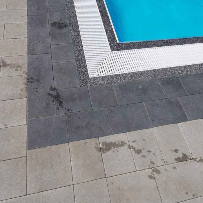 Тротуарна плитка Новатор міні, колір Чорний, 6 см