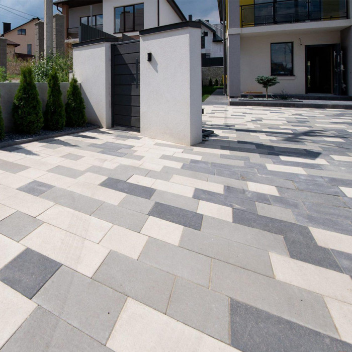 Тротуарна плитка Новатор міні, колір Чорний, 6 см