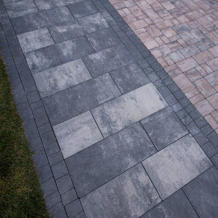 Тротуарна плитка Новатор 6, колір Антрацит, 6 см
