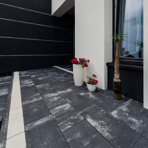 Бруківка Новатор 6 в кольорі Антрацит