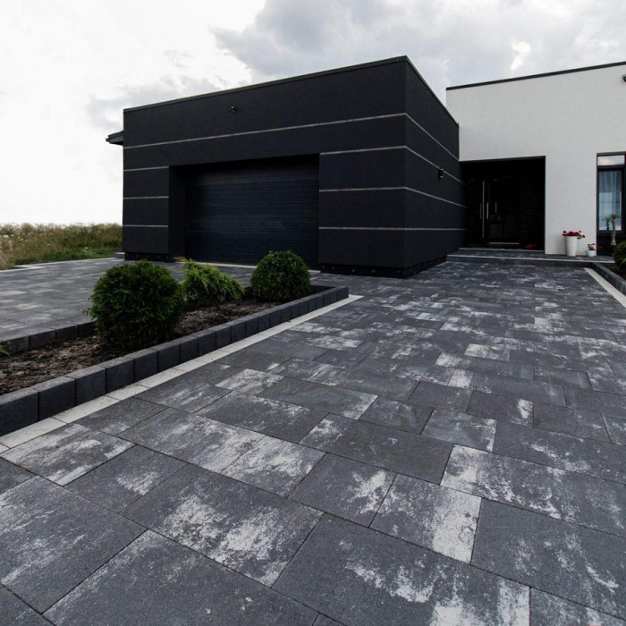 Тротуарна плитка Новатор 6, колір Антрацит, 6 см