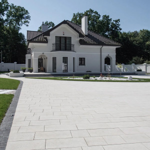 Бруківка Новатор 6 в Білому кольорі