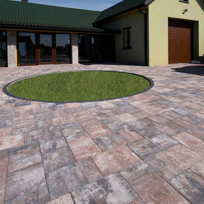 Тротуарна плитка Новатор 6, колір Ферум, 6 см