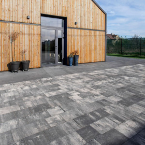 Бруківка Новатор 6 в кольорі Хром