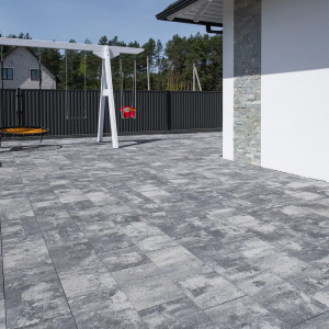 Бруківка Новатор 6 в кольорі Хром