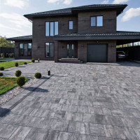 Бруківка Новатор 6, колір Карбон, 6 см