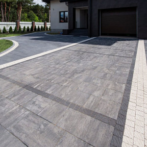 Бруківка Новатор 6 в кольорі Карбон