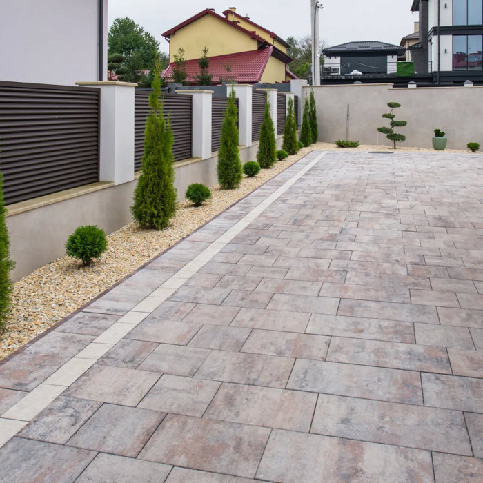 Тротуарна плитка Новатор 6, колір Сепія, 6 см