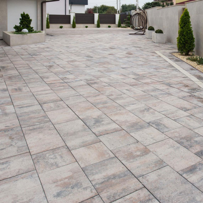 Тротуарна плитка Новатор 6, колір Сепія, 6 см