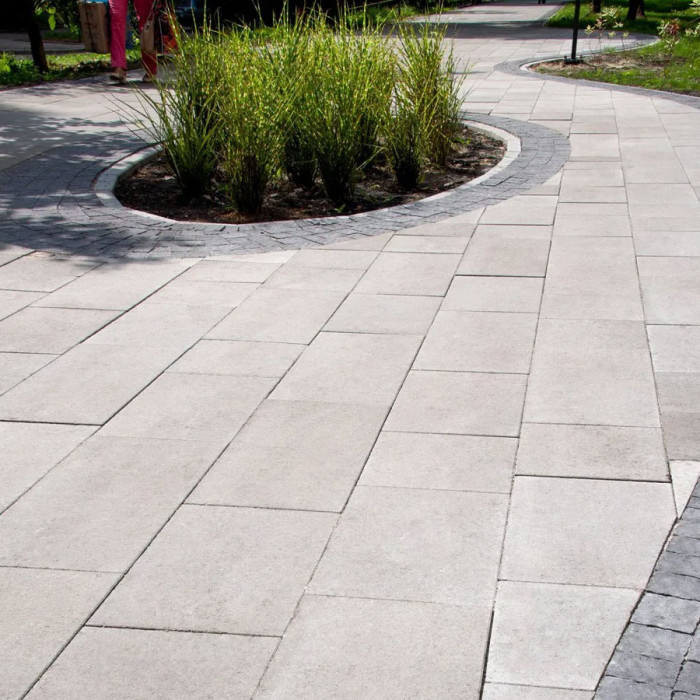 Тротуарна плитка Новатор 6, колір Сірий, 6 см