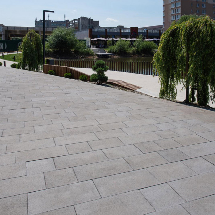 Тротуарна плитка Новатор 6, колір Сірий, 6 см