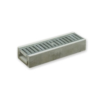 Лоток водовідвідний  бетонний 95-190-1000 мм з секційною решіткою класу С