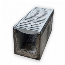 Лоток водовідвідний бетонний К5 300-320-750 мм з секційною решіткою класу С