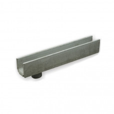 Лоток водовідвідний  бетонний 160-140-1000 мм з відводом вниз