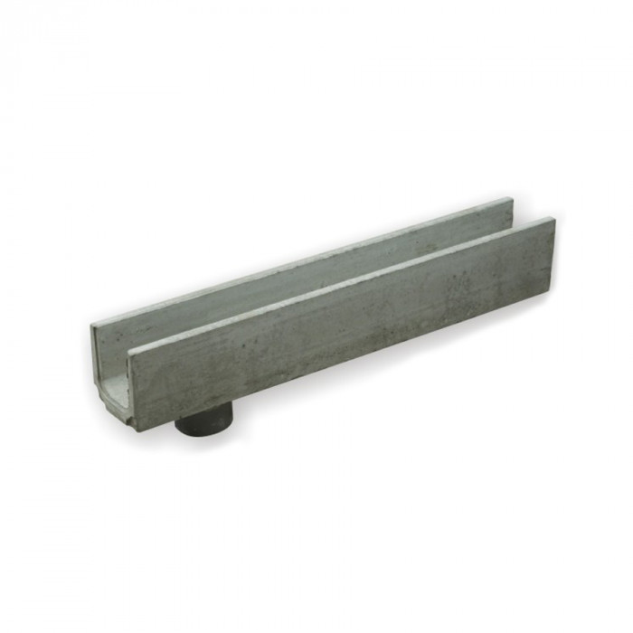 Лоток водовідвідний  бетонний 160-140-1000 мм з відводом вниз