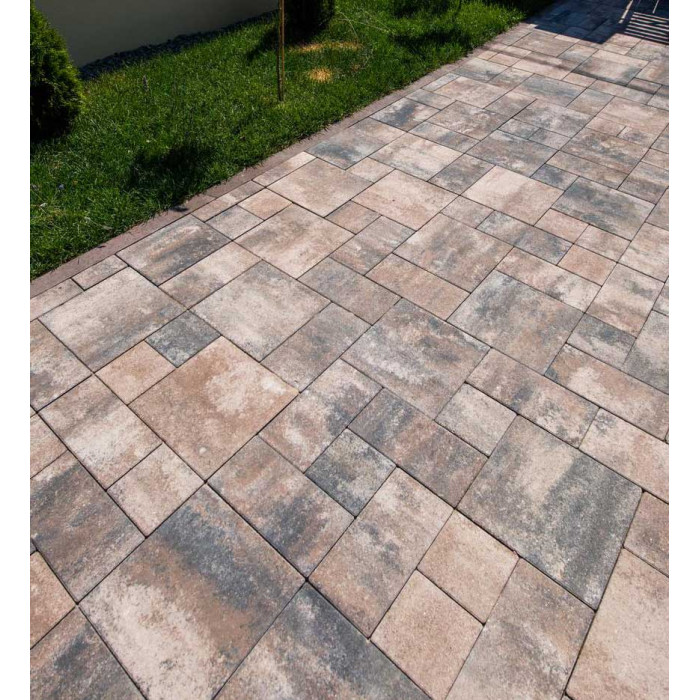 Тротуарна плитка Рокко, колір Ферум, 6 см