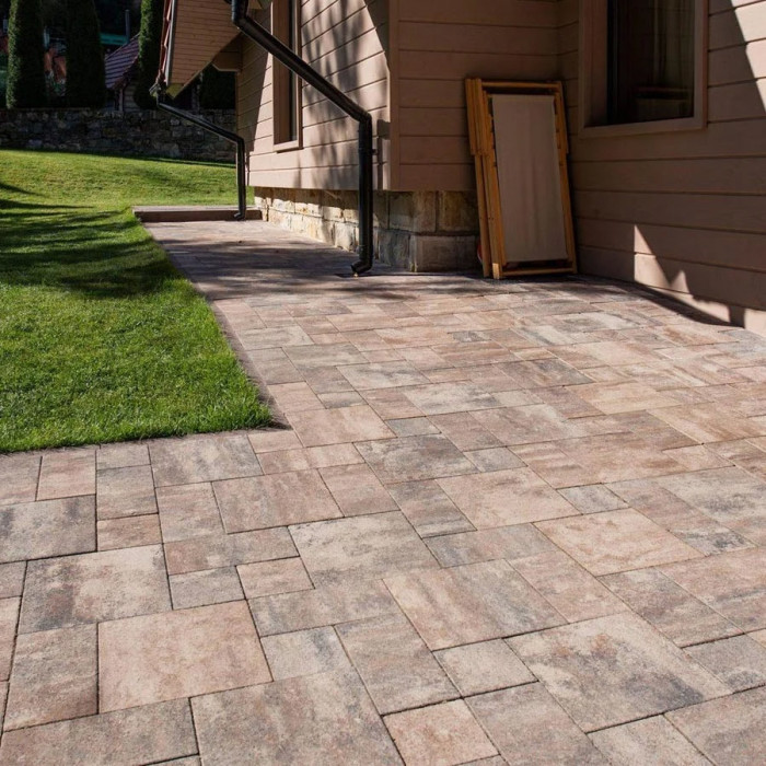 Тротуарна плитка Рокко, колір Ферум, 6 см