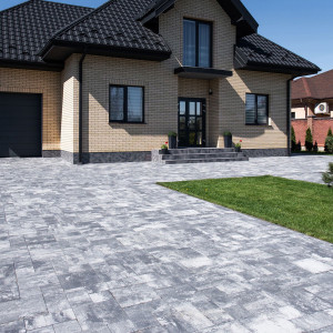 Бруківка Рокко в кольорі Хром