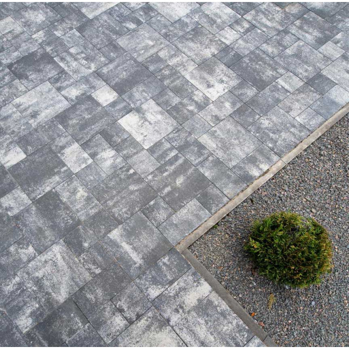 Тротуарна плитка Рокко, колір Хром, 6 см