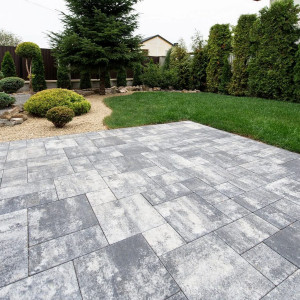 Бруківка Рокко в кольорі Хром