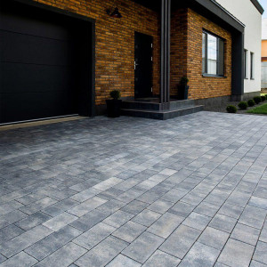 Бруківка Романо в кольорі Карбон