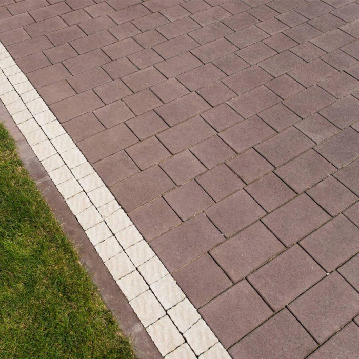 Тротуарна плитка Романо, колір Коричневий, 6 см