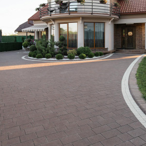 Бруківка Романо в коричневому кольорі