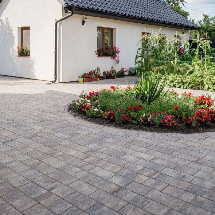 Тротуарна плитка Романо, колір Сепія, 6 см