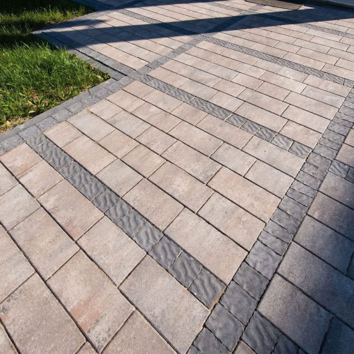 Тротуарна плитка Романо, колір Сепія, 6 см