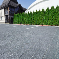 Бруківка Римський камінь, колір Чорний, 6 см