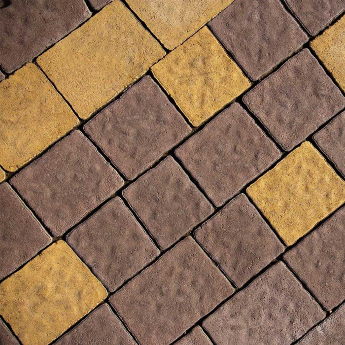 Тротуарна плитка Римський камінь, колір Коричневий, 6 см