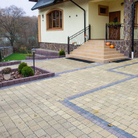 Бруківка Римський камінь, колір Гірчичний, 4,5 см