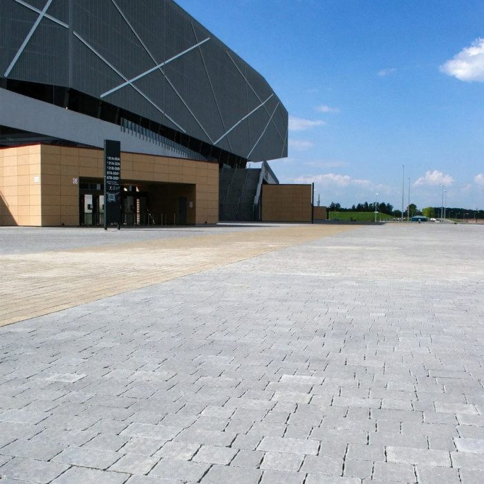 Тротуарна плитка Римський камінь, колір Сірий, 6 см