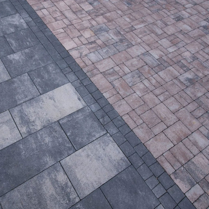Тротуарна плитка Теано, колір Ферум, 6 см