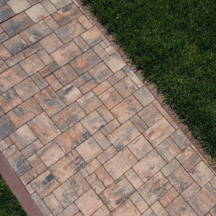 Тротуарна плитка Теано, колір Сепія, 6 см