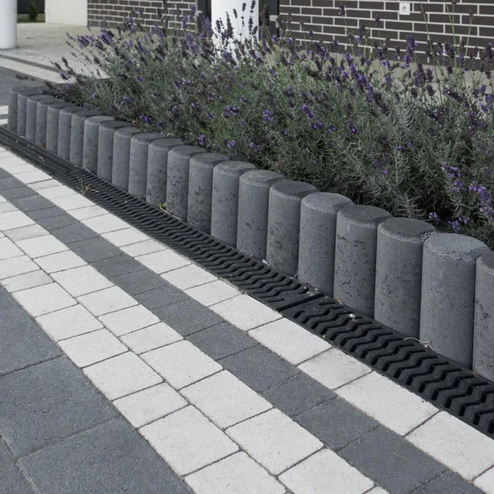 Тротуарна плитка Торні, колір Білий, 6 см