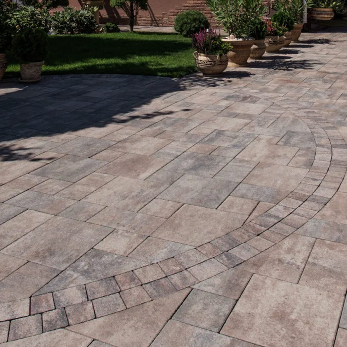 Тротуарна плитка Торні, колір Сепія, 6 см