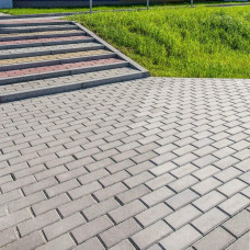 Бруківка Цегла, колір Сірий, 8 см